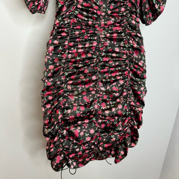 For Love and & Lemons X Victoria's Secret Melrose Black Floral Lace Mini Dress S - Picture 12 of 16